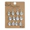 12 Packs: 12 ct. (144 total) Charmalong™ Rhodium Angel Charms by Bead Landing™